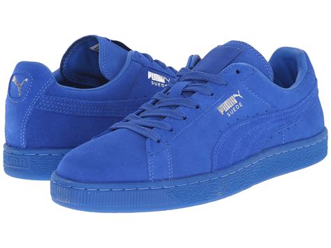 royal blue suede puma shoes